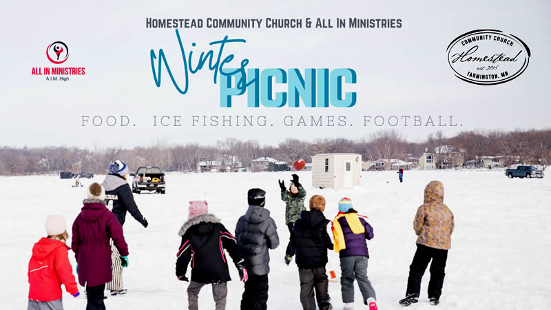 All In Ministries Winter Picnic spnosred by Homestead Community Church